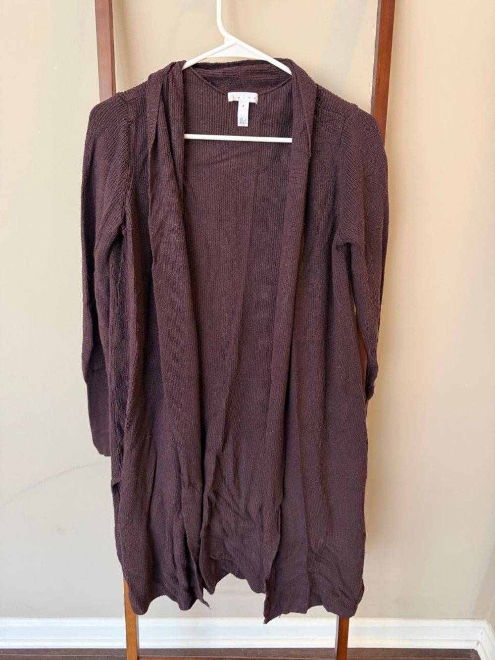 Leith Open-Front Cardigan Sweater